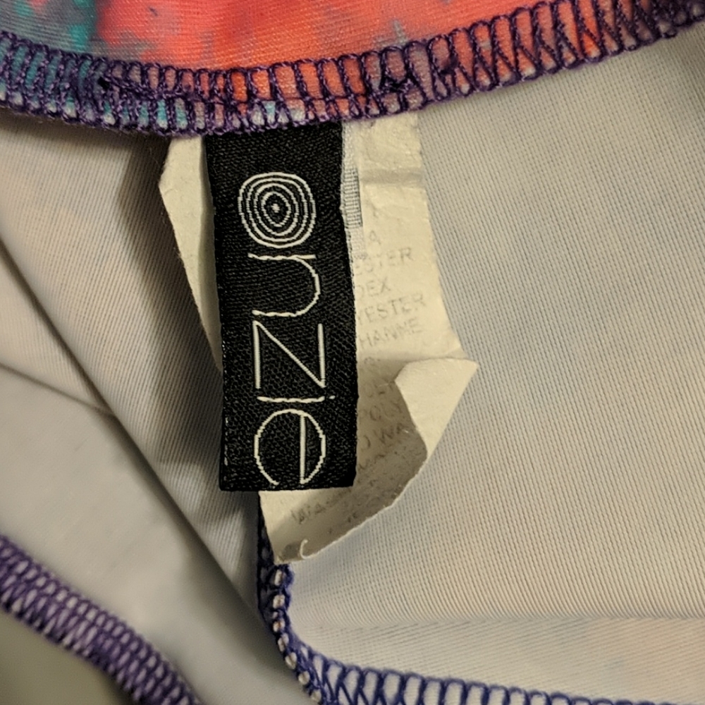 ✨5/$25✨ Onzie Anthropologie nature rainbow leggings - Picture 6 of 8